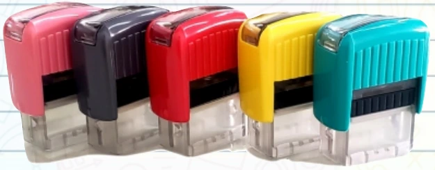 Sellos escolares de colores